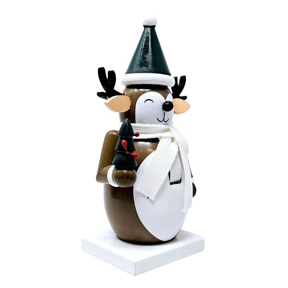 Winter Reindeer 7" Christmas Nutcracker - Picture 3 of 3